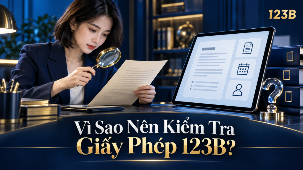 Vì Sao Nên Kiểm Tra Giấy Phép 123B?